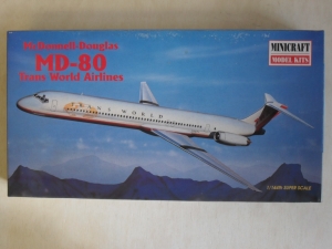 MINICRAFT 1/144 14452 McDONNELL-DOUGLAS MD-80 TRANS WORLD AIRLINES
